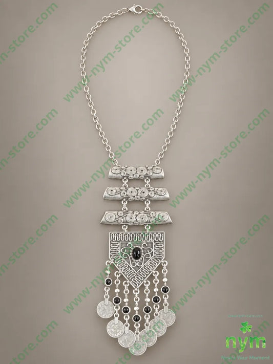 COLLANA166 - U / ARGENTO / CONTINUATIVO - BIJOUX