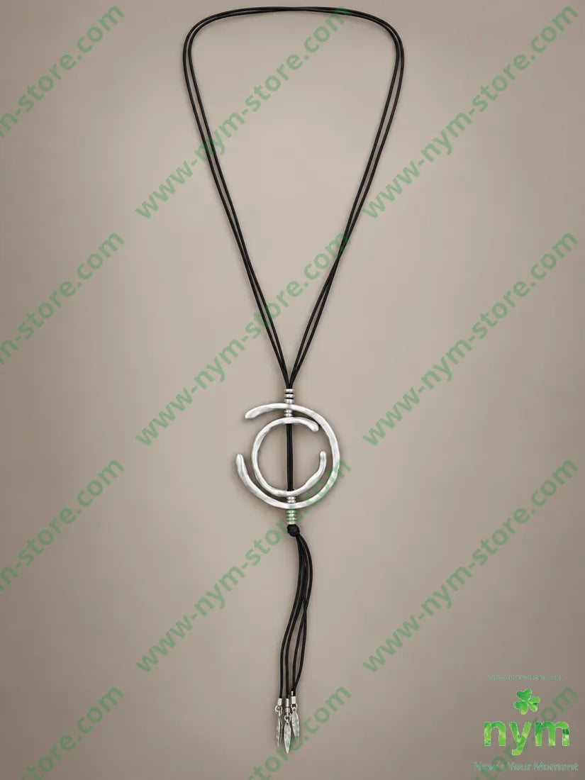 COLLANA184 - U / ARGENTO / CONTINUATIVO - BIJOUX