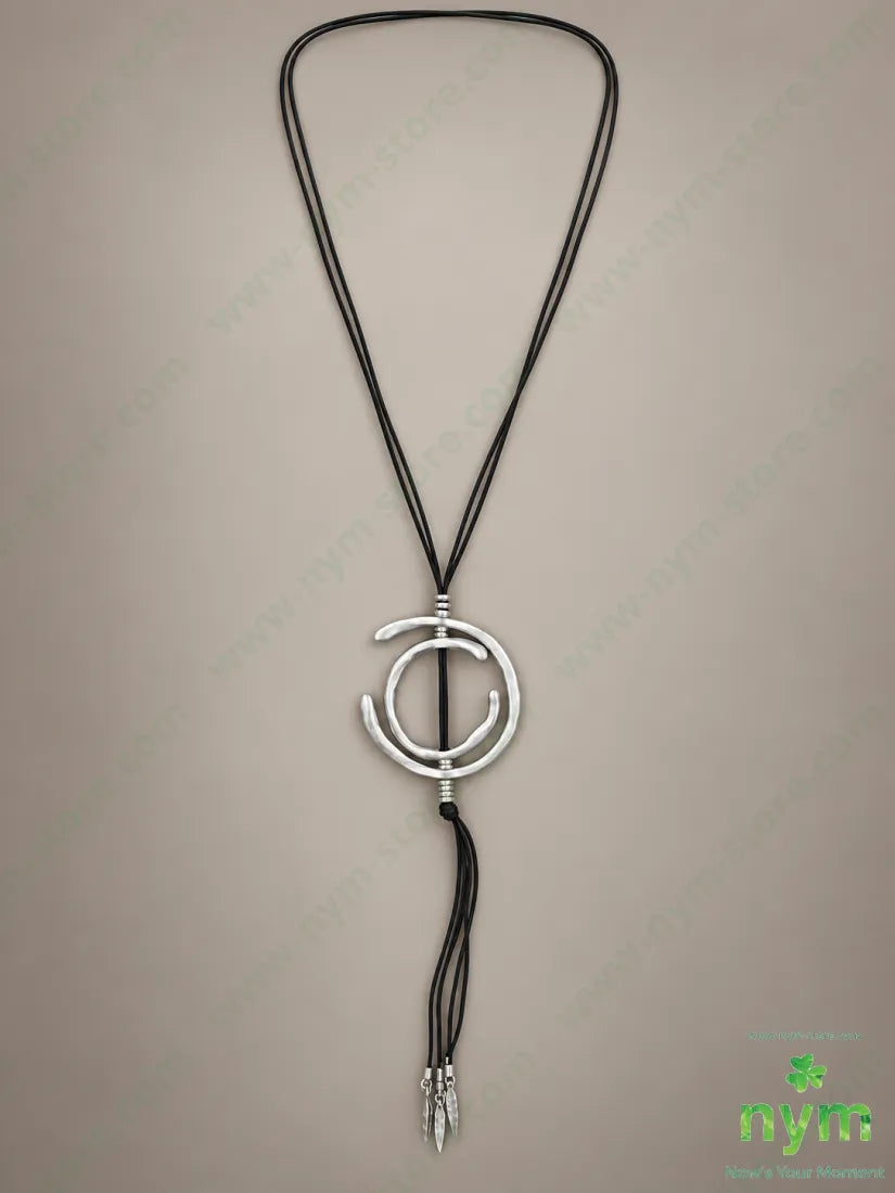 COLLANA184 - U / ARGENTO / CONTINUATIVO - BIJOUX