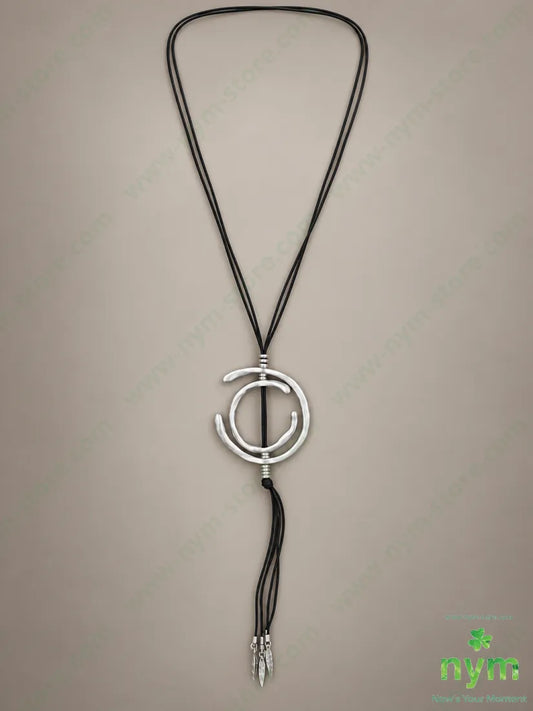 COLLANA184 - U / ARGENTO / CONTINUATIVO - BIJOUX