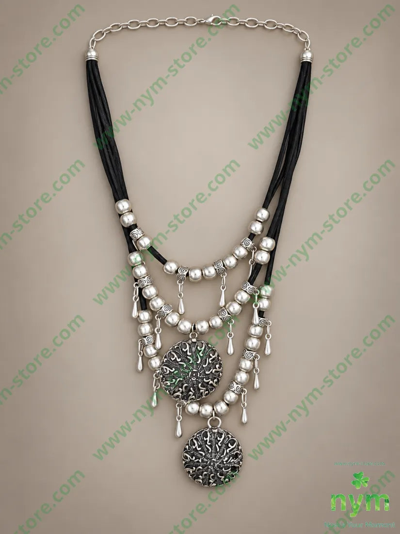 COLLANA193 - U / ARGENTO / CONTINUATIVO - BIJOUX