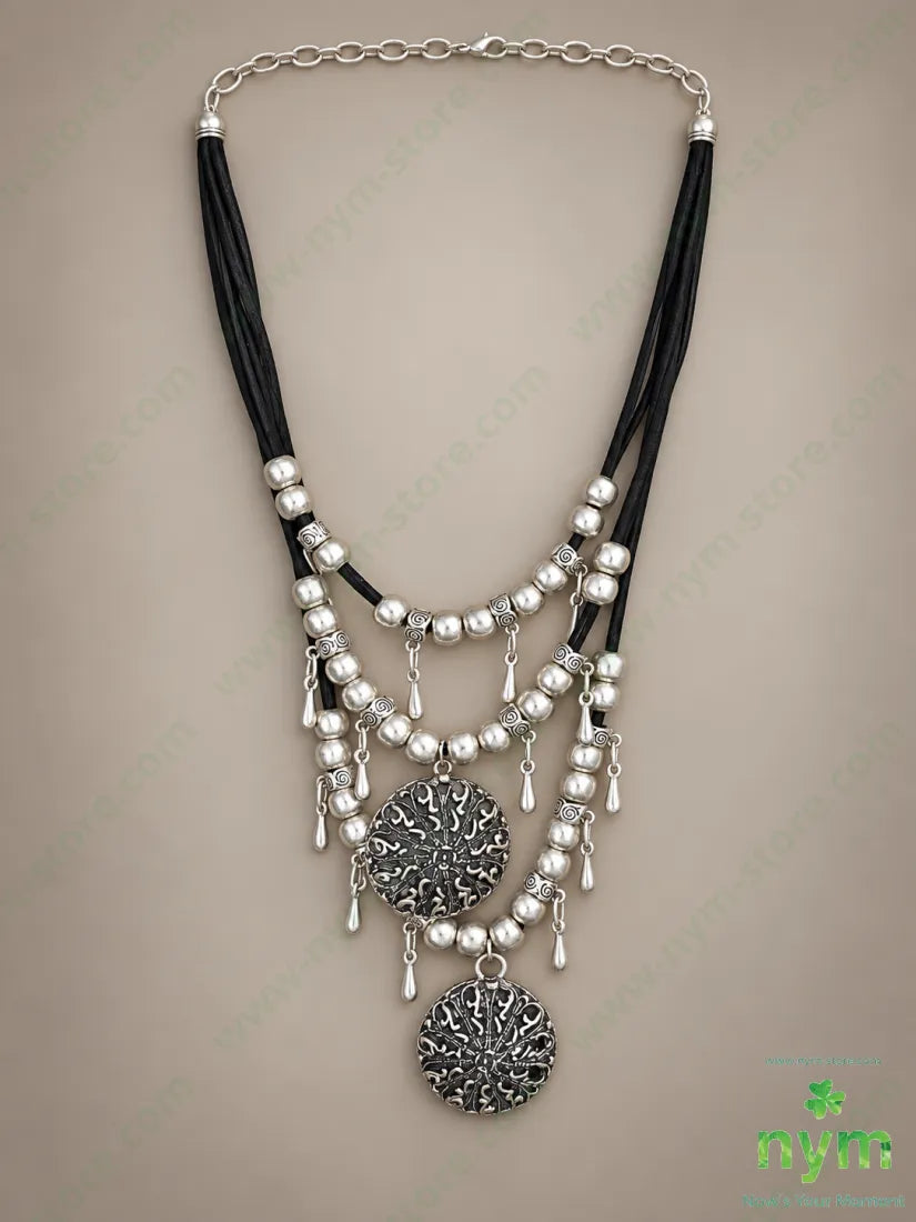 COLLANA193 - U / ARGENTO / CONTINUATIVO - BIJOUX
