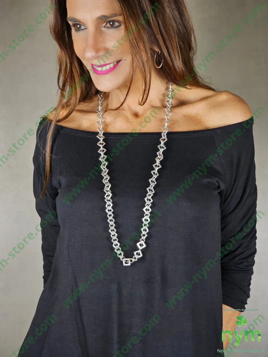 COLLANA197 U / ARGENTO / CONTINUATIVO BIJOUX