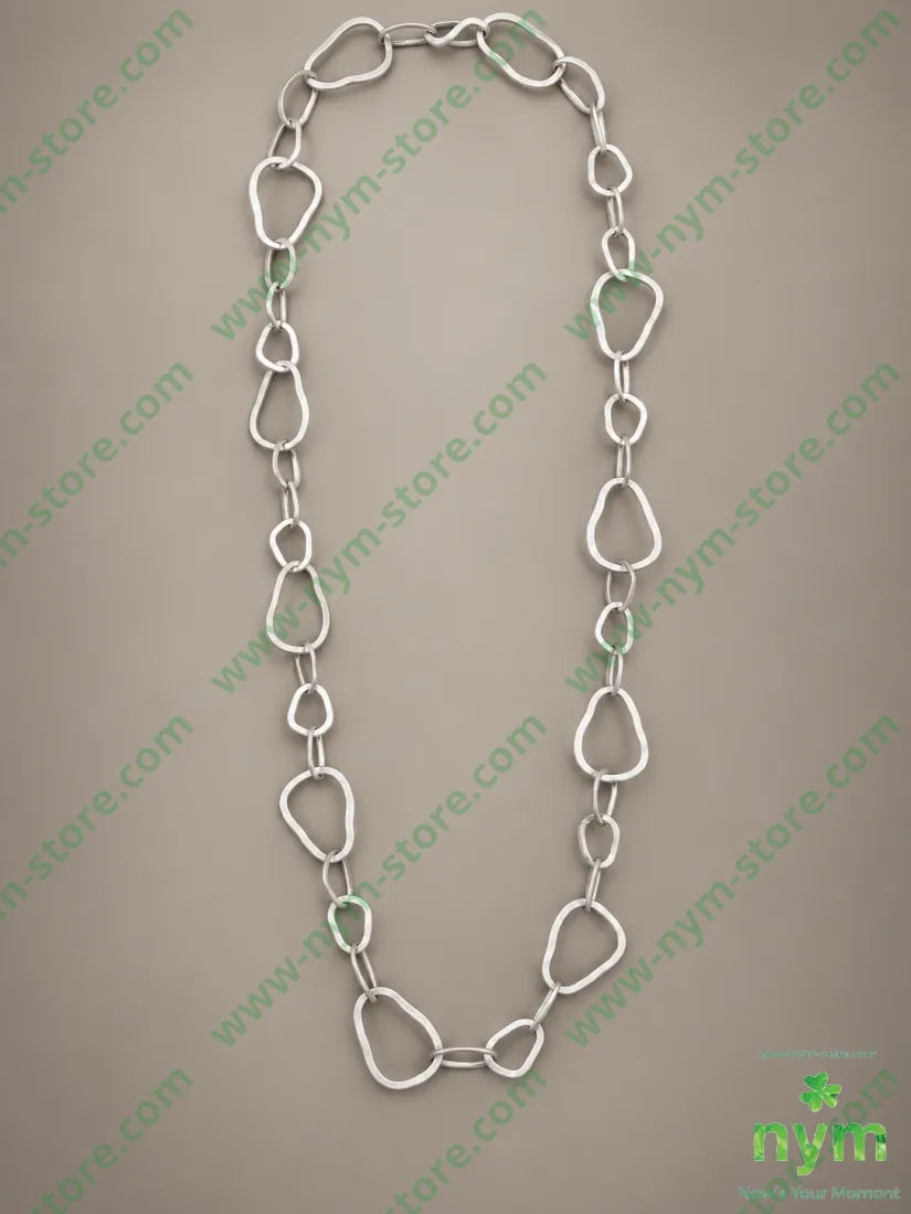 COLLANA323 - U / ARGENTO / CONTINUATIVO - BIJOUX
