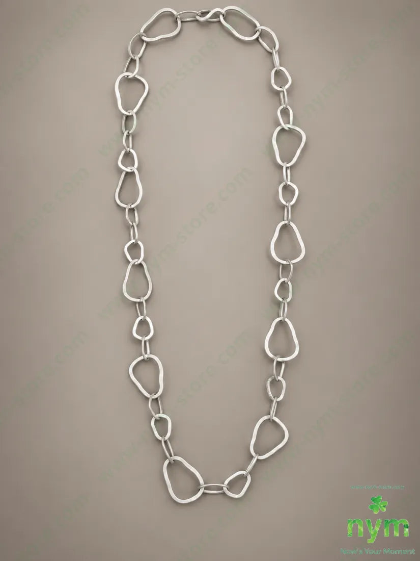 COLLANA323 - U / ARGENTO / CONTINUATIVO - BIJOUX
