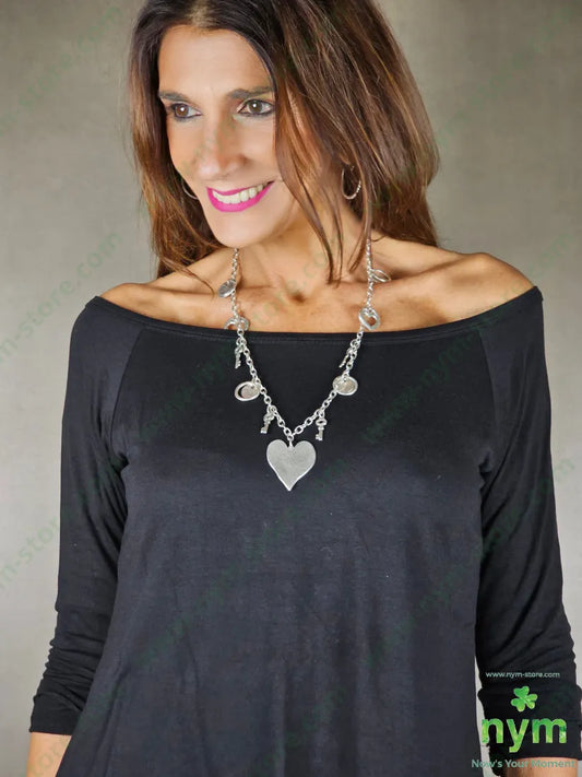 COLLANA423 U / ARGENTO / CONTINUATIVO BIJOUX