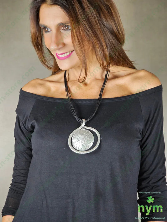 COLLANA473 U / ARGENTO / CONTINUATIVO BIJOUX