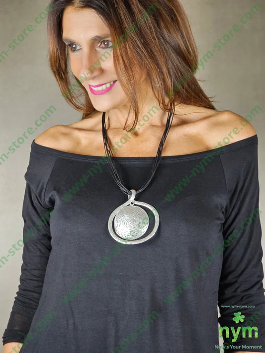 COLLANA473 U / ARGENTO / CONTINUATIVO BIJOUX