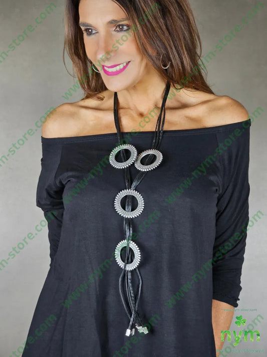 COLLANA557 U / ARGENTO / CONTINUATIVO BIJOUX