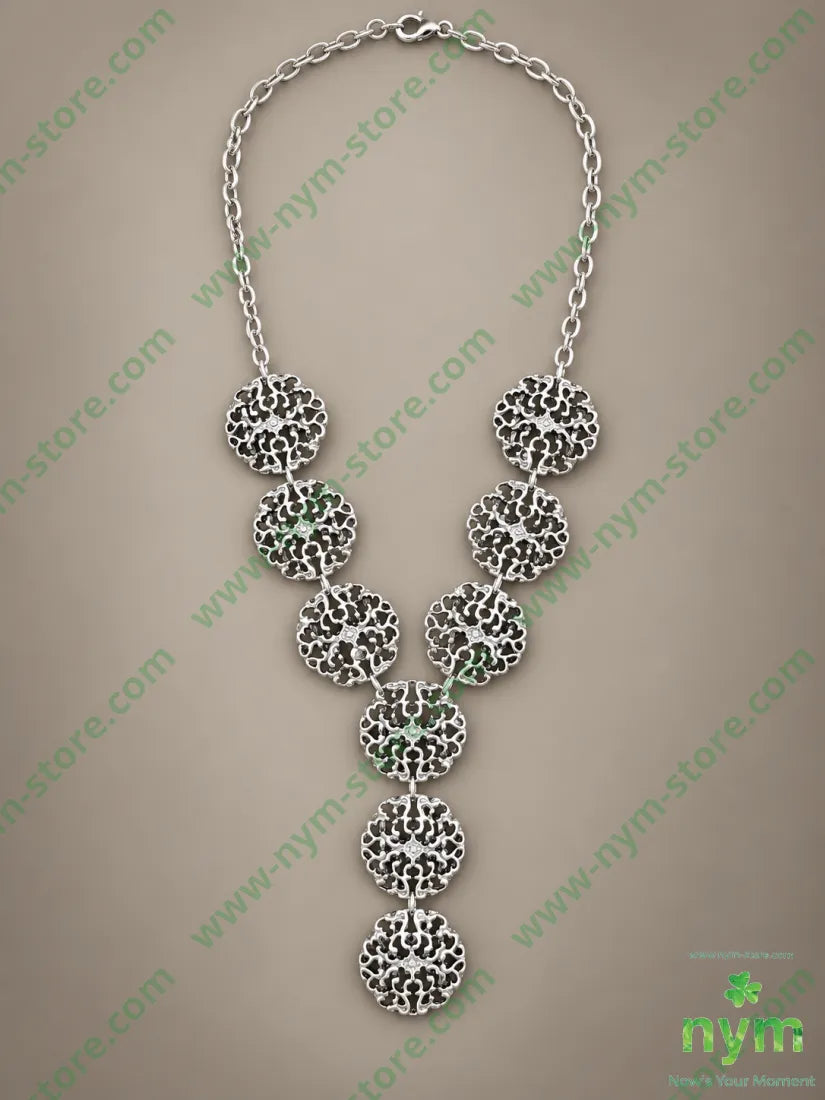 COLLANA573 - U / ARGENTO / CONTINUATIVO - BIJOUX