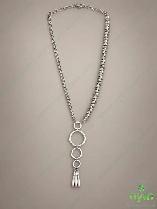 COLLANA726 - U / ARGENTO / CONTINUATIVO - BIJOUX