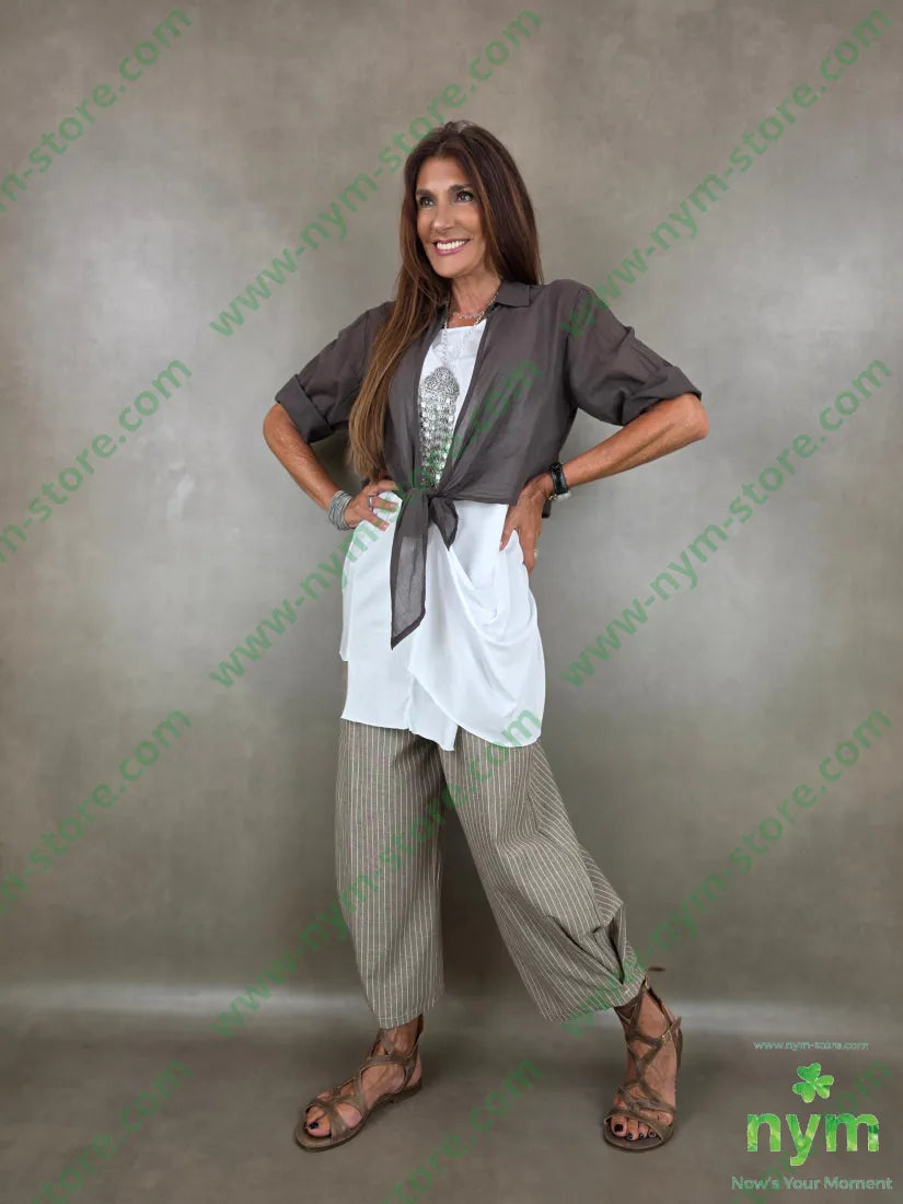 copri spalla mussola con collo 100co - U / MARRONE / PE26 - CARDIGAN