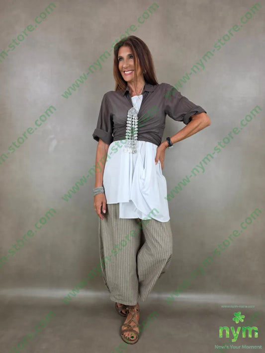 copri spalla mussola con collo 100co - U / MARRONE / PE26 - CARDIGAN