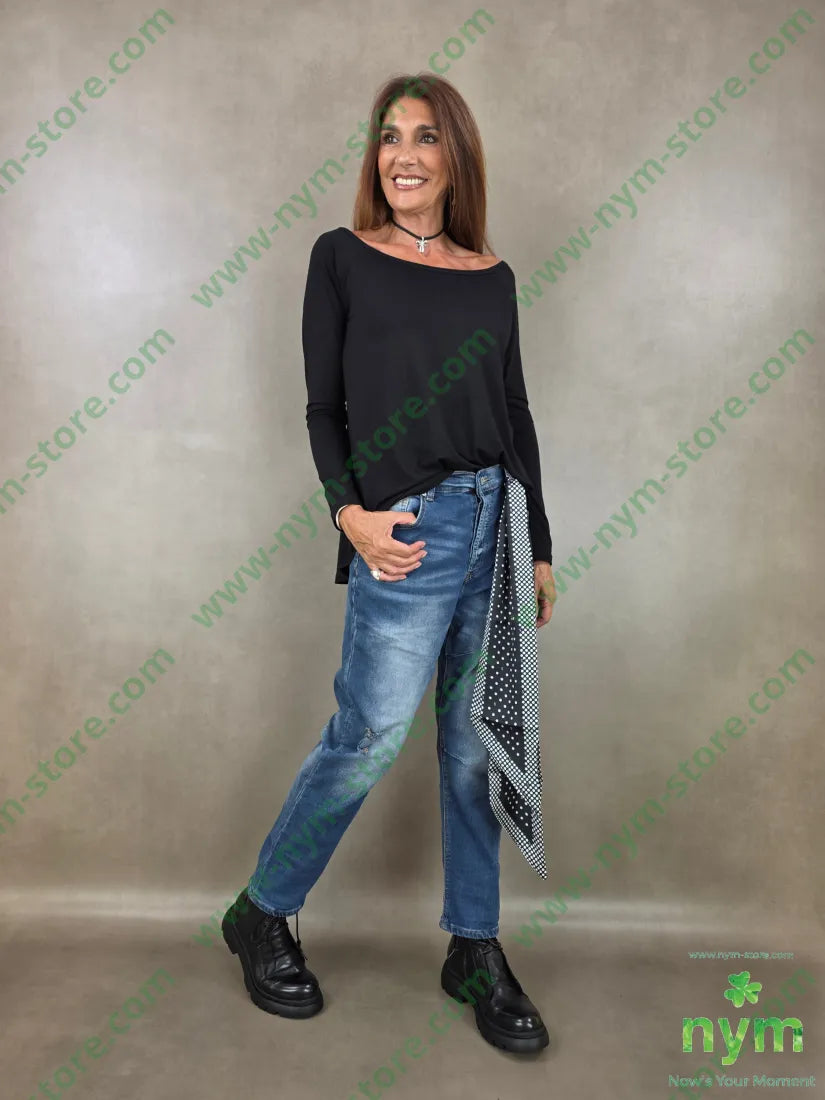 denim felpa rotture 66co32pl3ea - PANTALONE