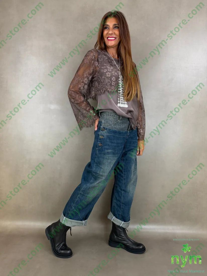 denim marinara 75co25pl5ea - PANTALONE