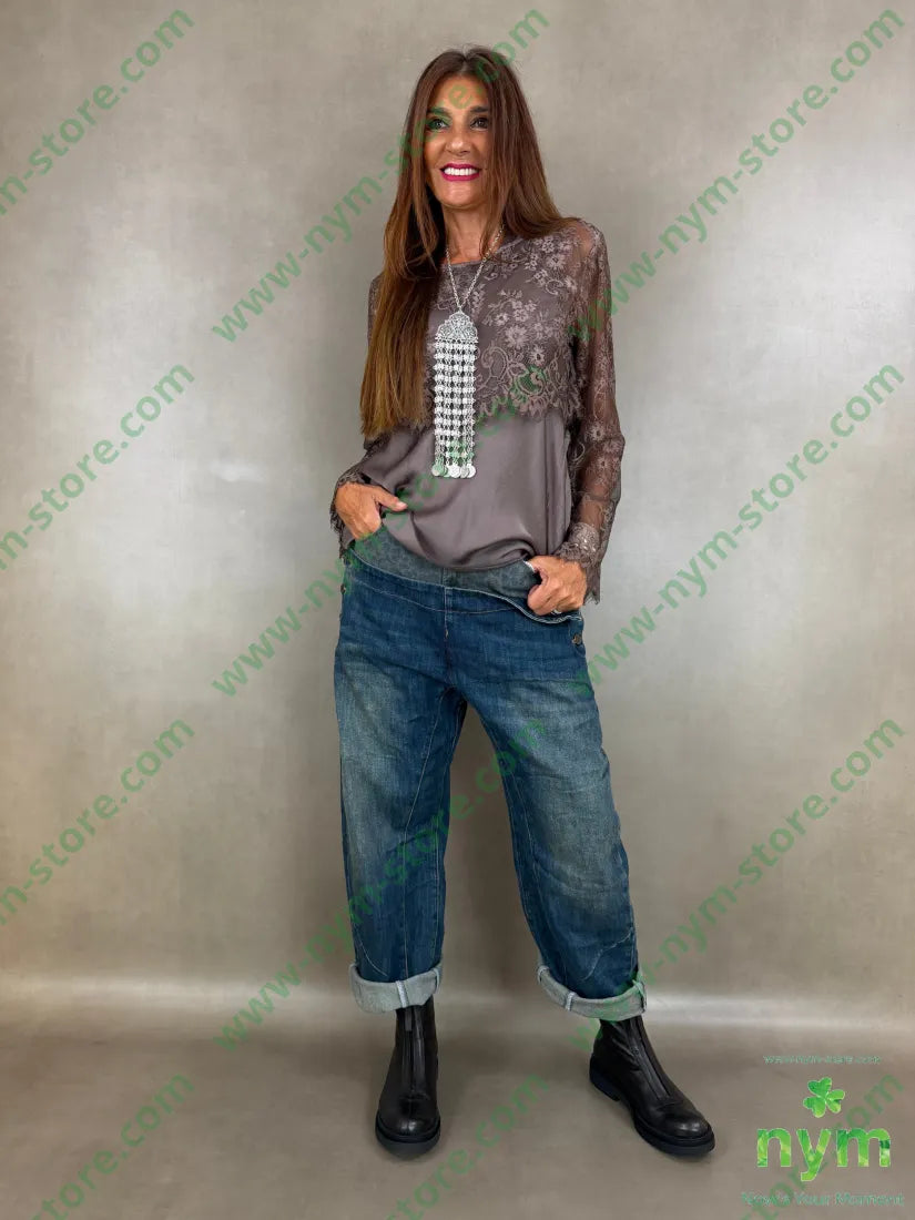 denim marinara 75co25pl5ea - PANTALONE