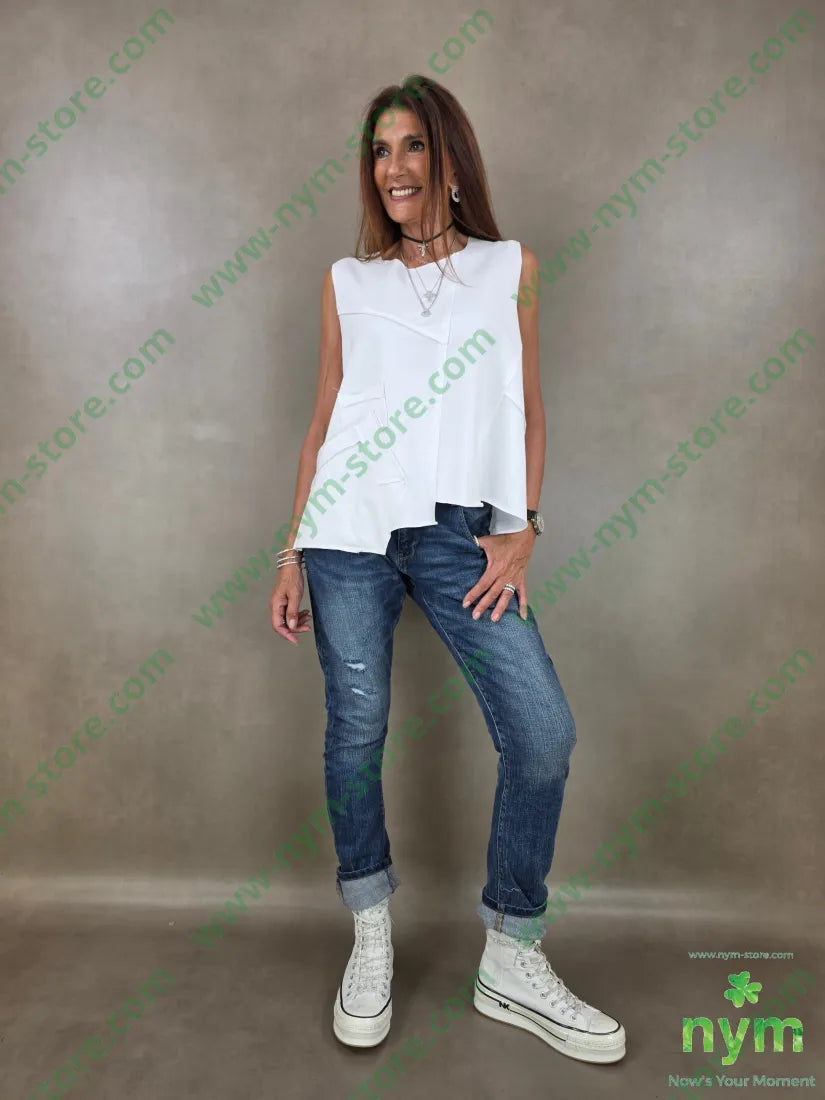 denim stretto rotture 93co5vi2ea - PANTALONE