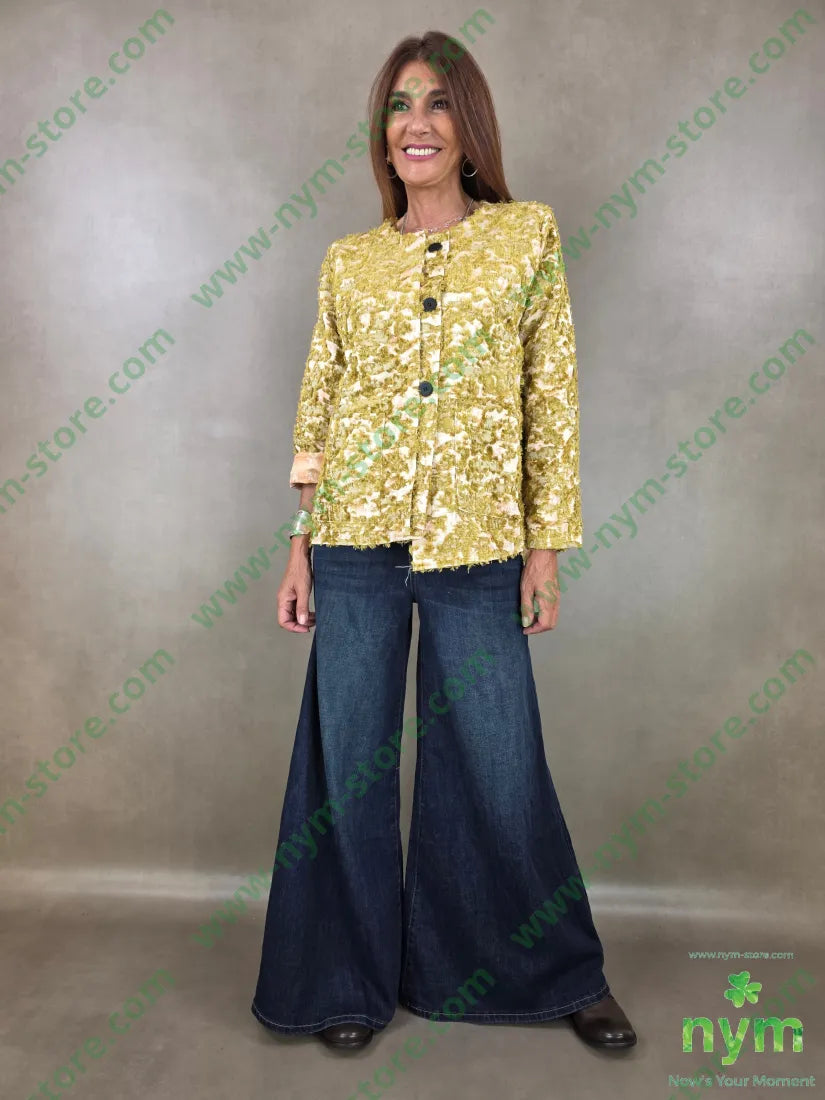 denim zampa scuro 66co32pl2vi1ea - PANTALONE
