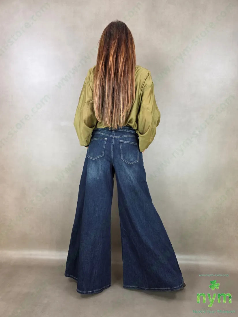 denim zampa scuro 66co32pl2vi1ea - PANTALONE