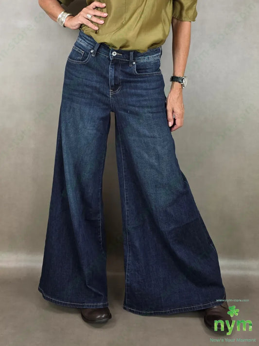 denim zampa scuro 66co32pl2vi1ea - S / DENIM / AI26 - PANTALONE