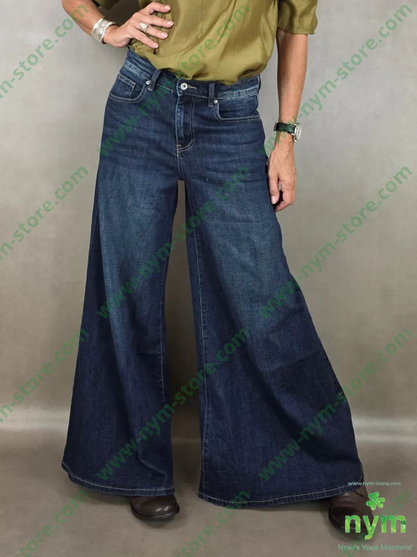denim zampa scuro 66co32pl2vi1ea - S / DENIM / AI26 - PANTALONE