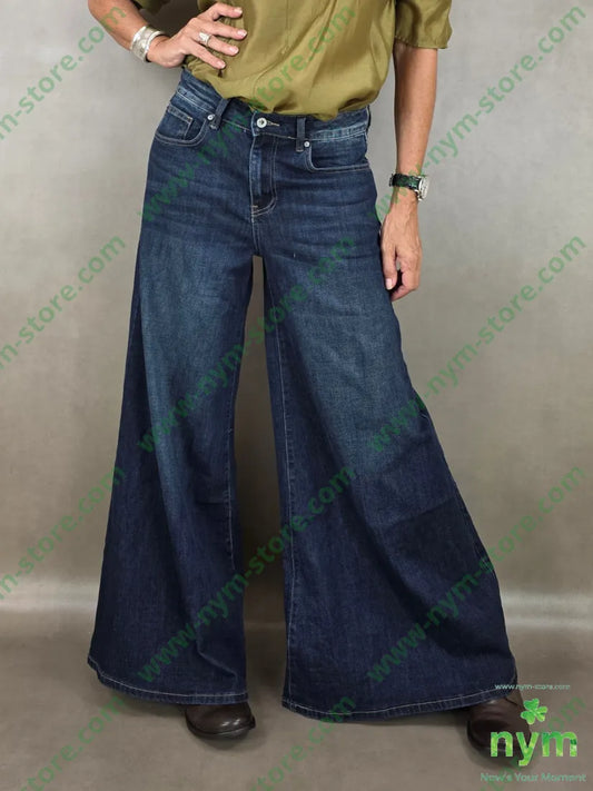 denim zampa scuro 66co32pl2vi1ea - S / DENIM / AI26 - PANTALONE