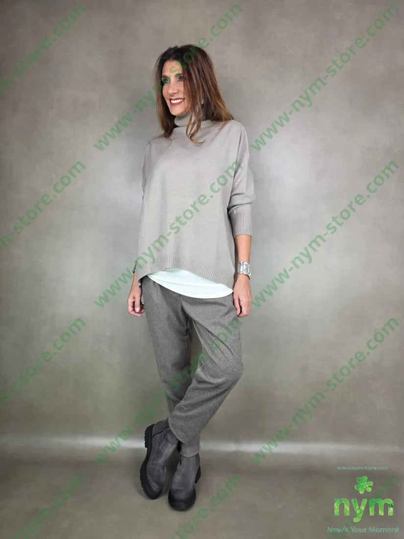 dolcevita piu corta davanti 50vi27pl23pa MAGLIA