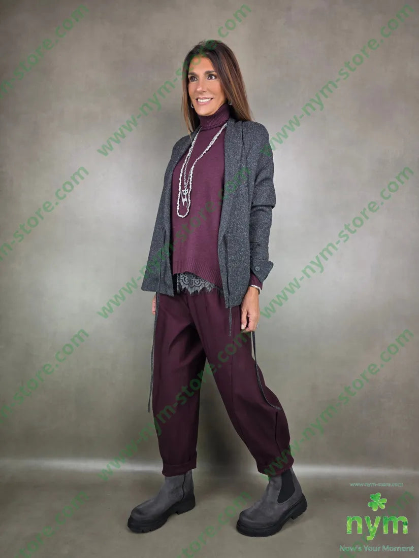 dolcevita piu corta davanti 50vi27pl23pa MAGLIA