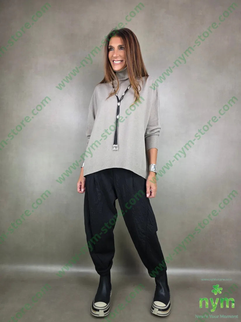 dolcevita piu corta davanti 50vi27pl23pa MAGLIA