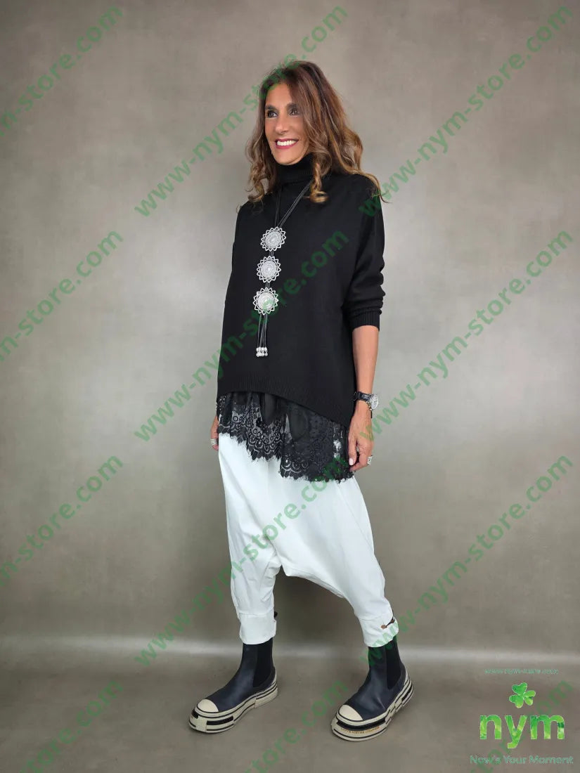 dolcevita piu corta davanti 50vi27pl23pa MAGLIA