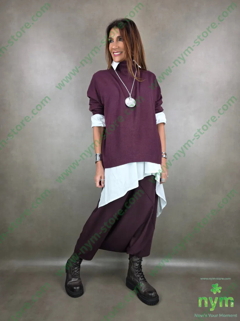 dolcevita piu corta davanti 50vi27pl23pa MAGLIA