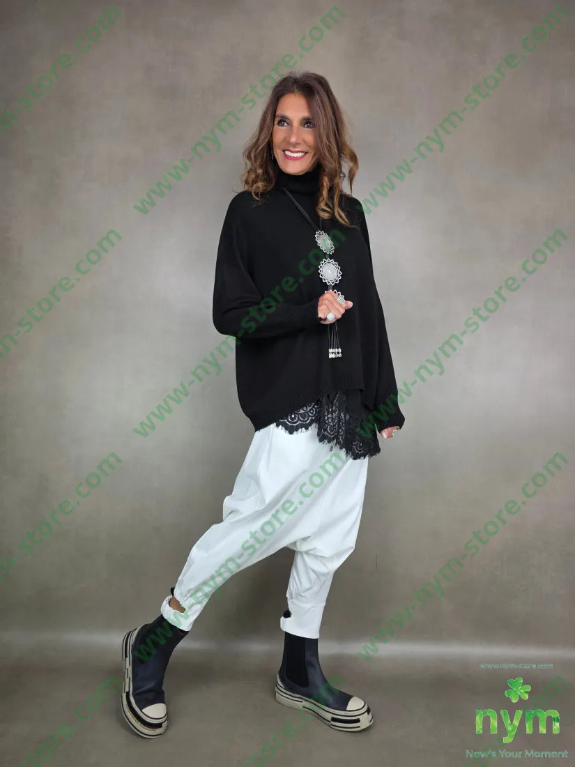 dolcevita piu corta davanti 50vi27pl23pa MAGLIA