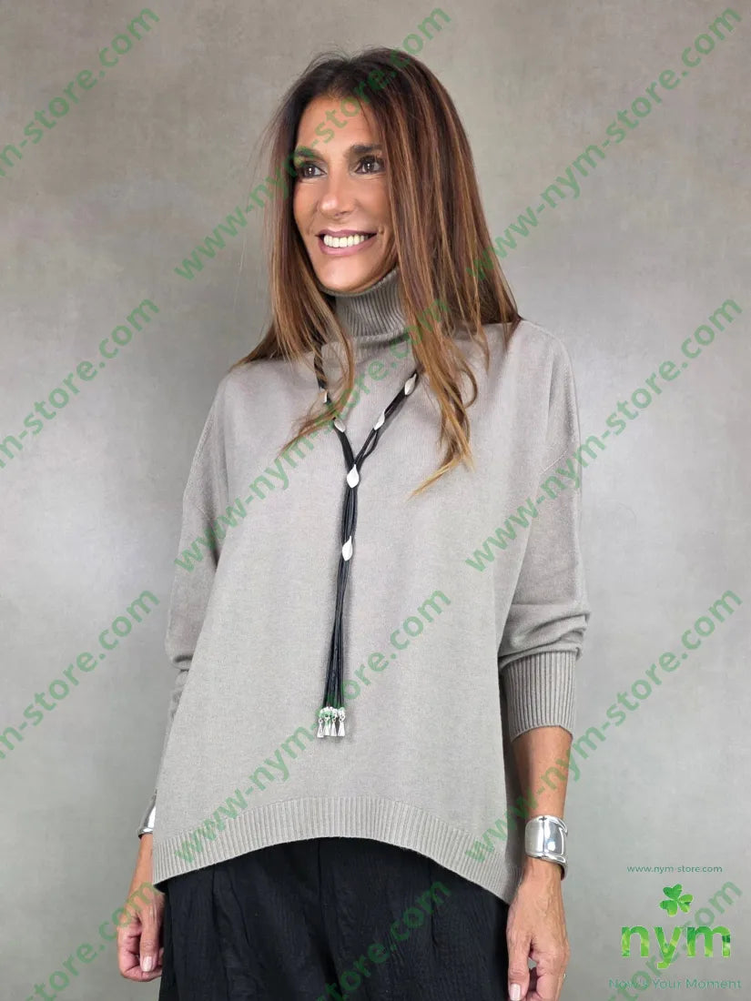 dolcevita piu corta davanti 50vi27pl23pa U / BEIGE / AI25 MAGLIA