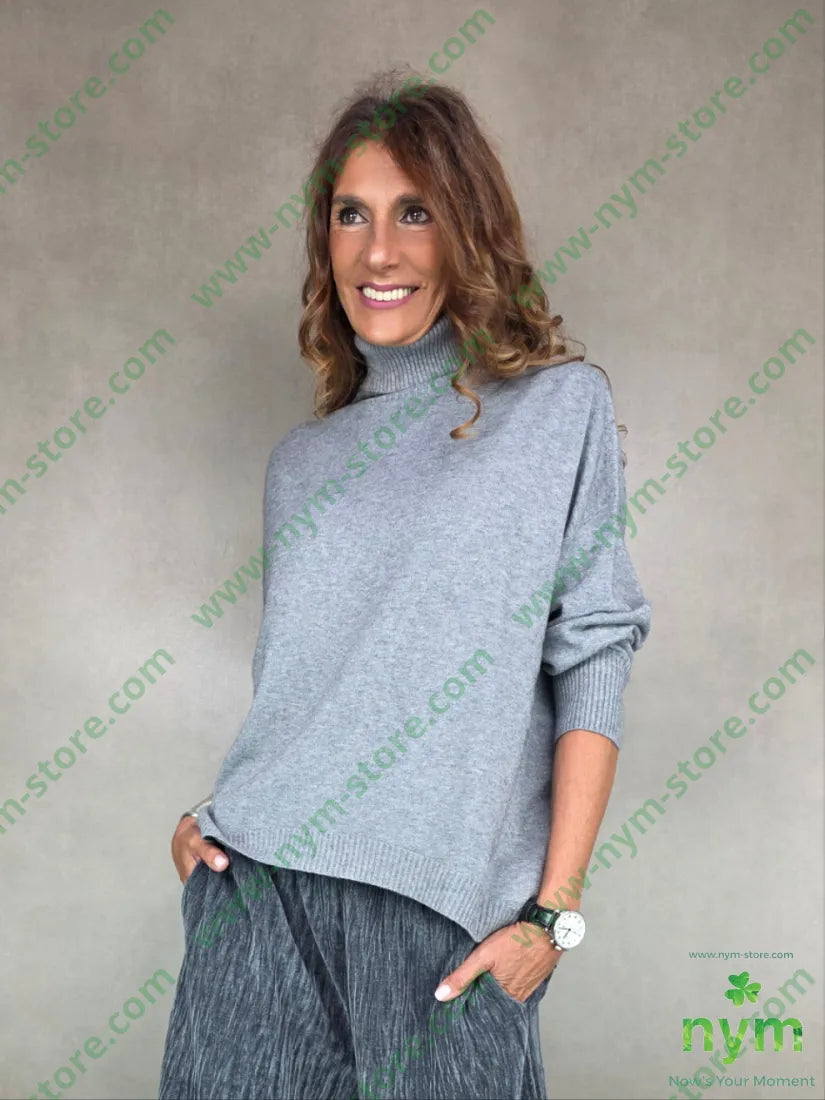 dolcevita piu corta davanti 50vi27pl23pa U / GRIGIO C. / AI25 MAGLIA