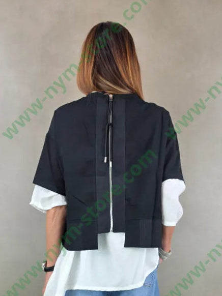 felpa cerniera dietro 80co20ny MAGLIA