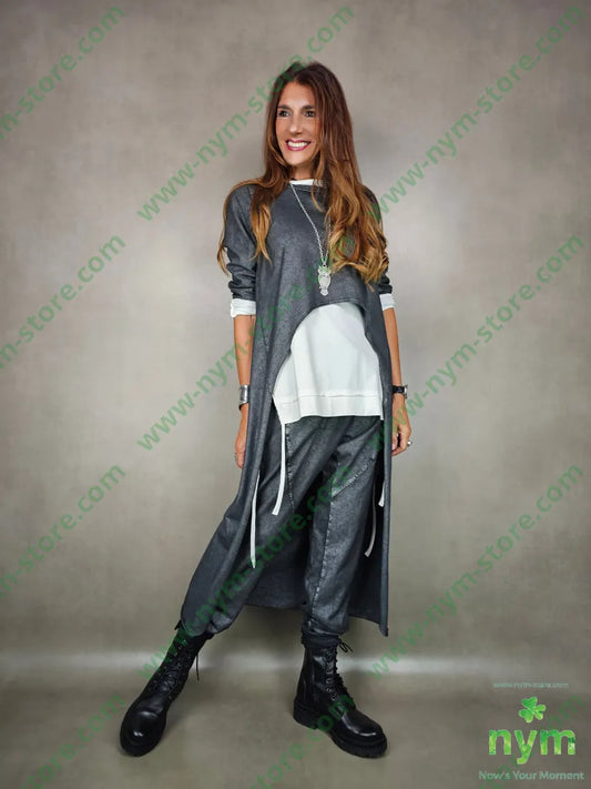 felpa lunga mine 95co5ea MAGLIA