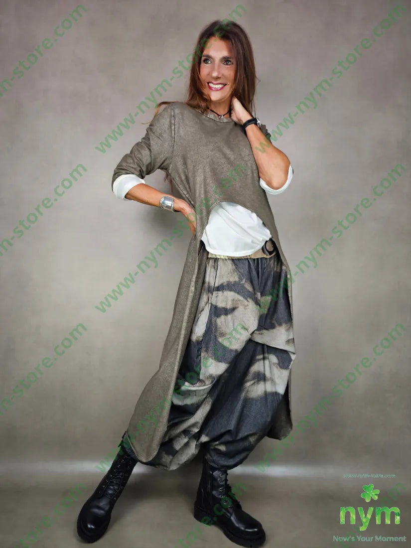 felpa lunga mine 95co5ea MAGLIA