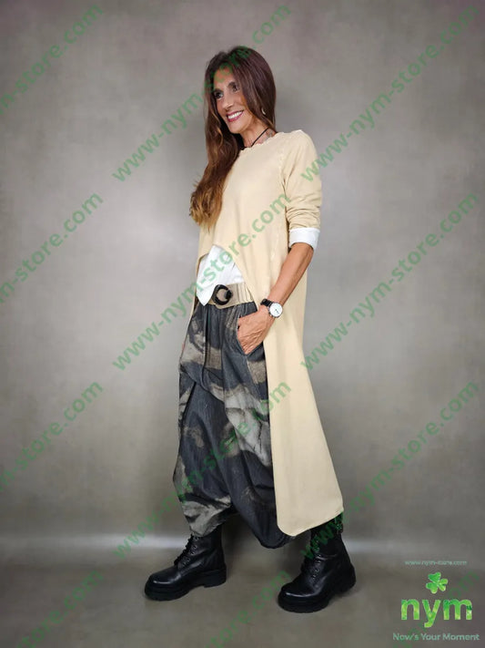 felpa lunga mine 95co5ea MAGLIA