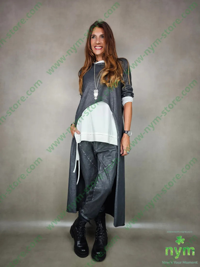 felpa lunga mine 95co5ea MAGLIA