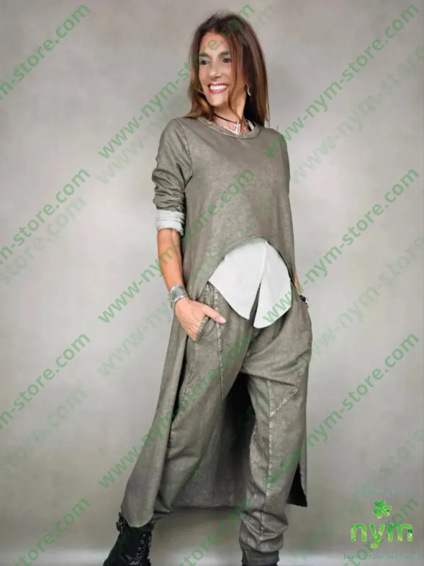 felpa lunga mine 95co5ea MAGLIA