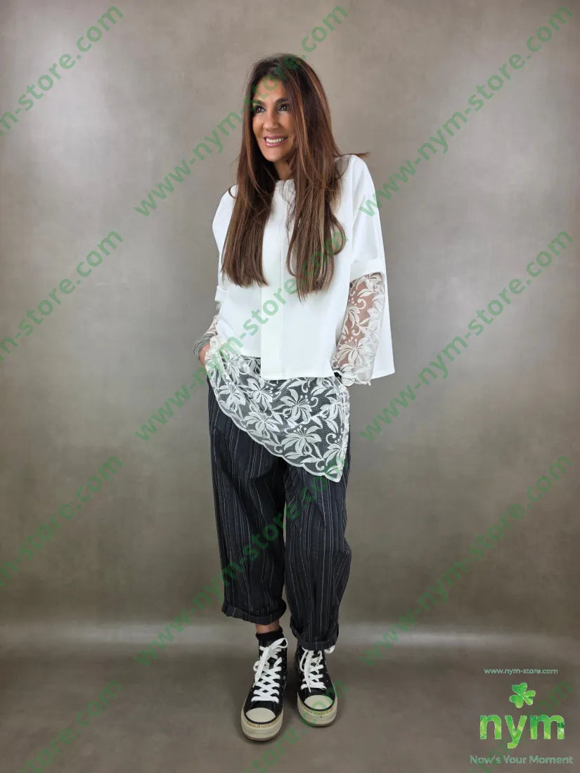 felpa sormonto 80co15pl5ea U / PANNA / PE26 MAGLIA