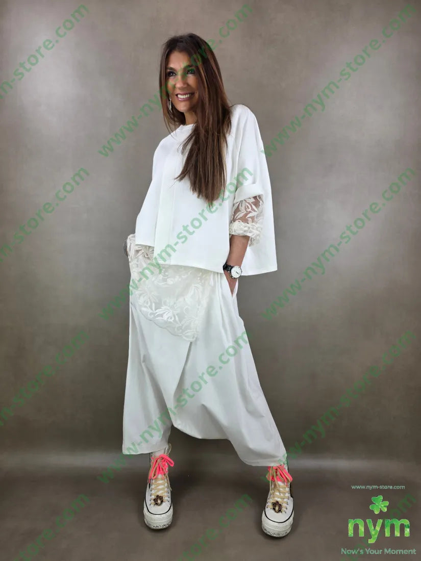 felpa sormonto 80co15pl5ea U / PANNA / PE26 MAGLIA