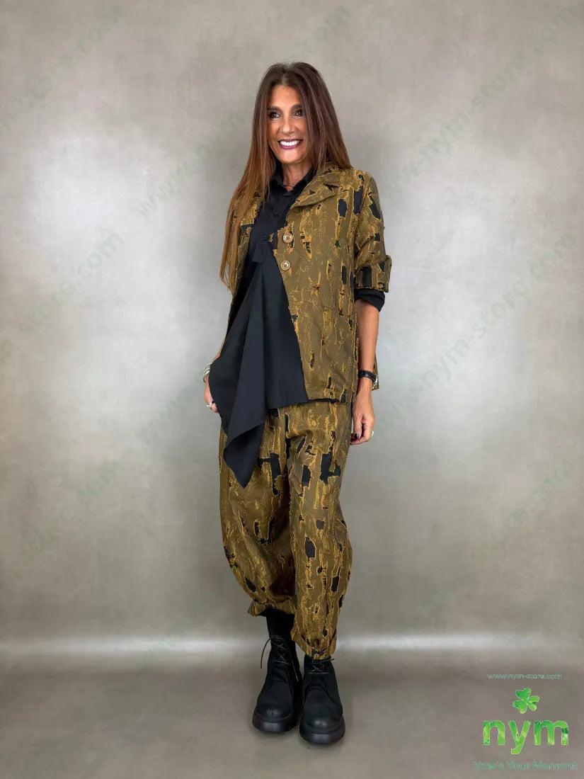 Giacca asimmetrica inserti tulle - GIACCA