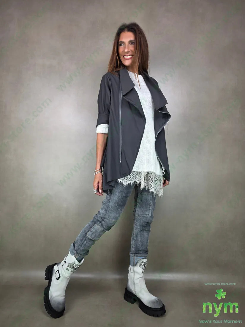 giacca bengalina zip 79vi19ny2ea GIACCA