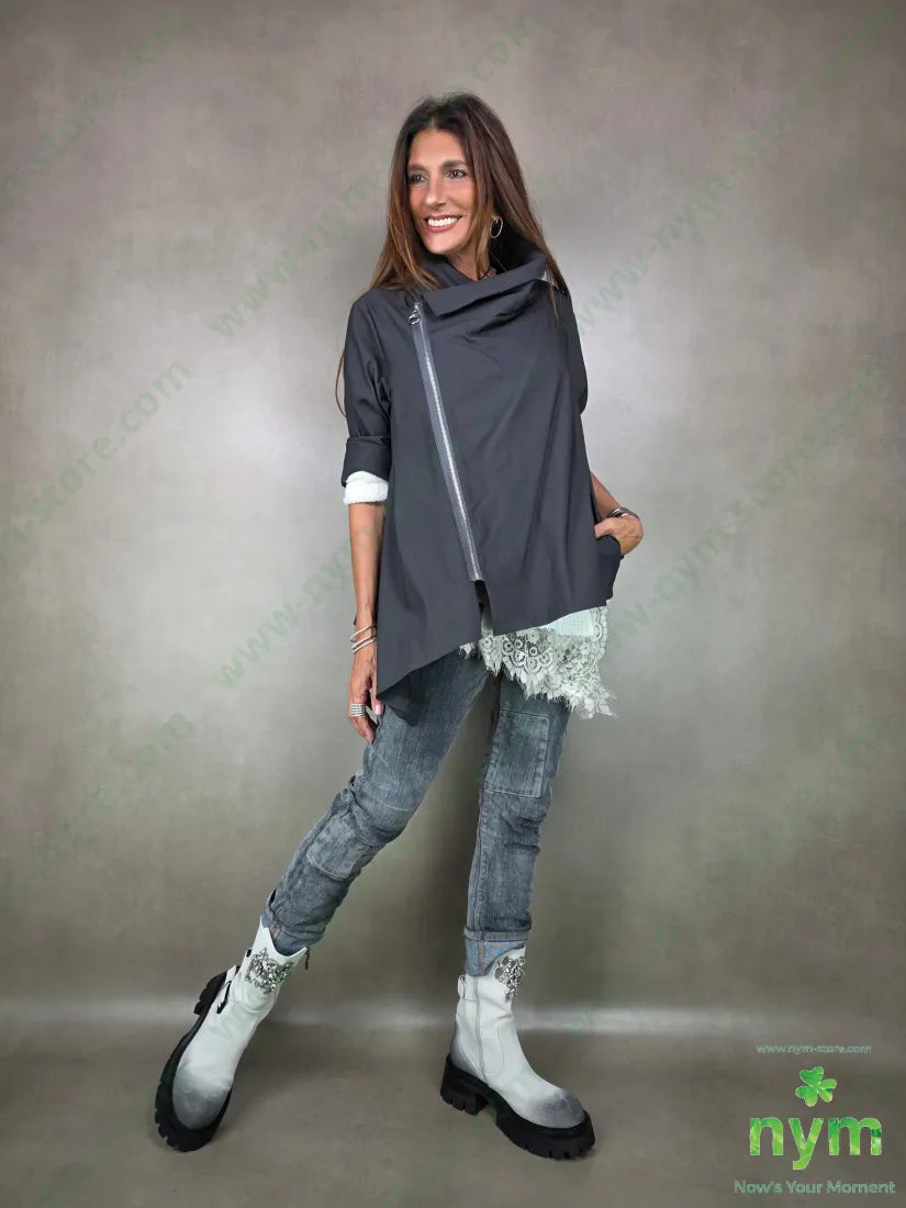 giacca bengalina zip 79vi19ny2ea GIACCA