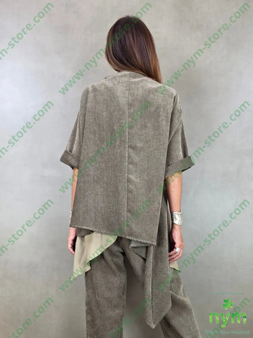 giacca ciniglia lunga lato 84pl11ly3vi2ea - GIACCA