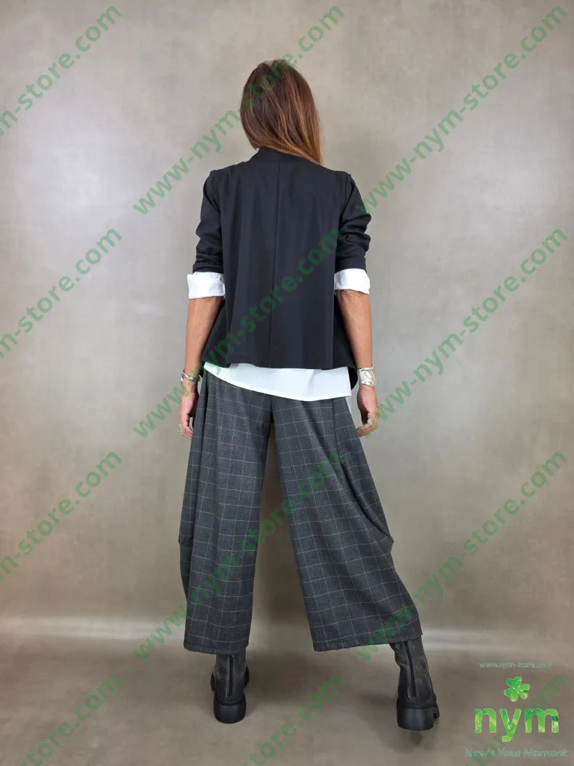 giacca collo asimmetrico 52co44pl8ea - U / NERO / AI26 - GIACCA