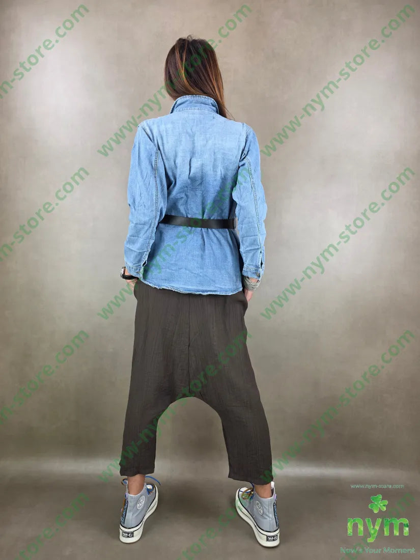 giacca denim sahariana 70co28pl2ea GIACCA