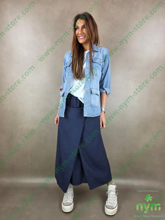 giacca denim sahariana 70co28pl2ea - GIACCA