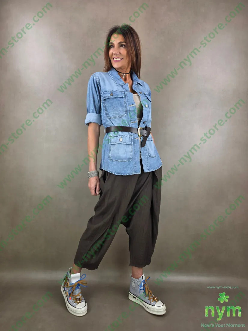 giacca denim sahariana 70co28pl2ea GIACCA